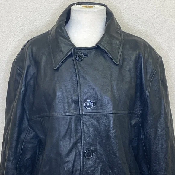 Vintage Men's FRYE Leather Jacket Medium